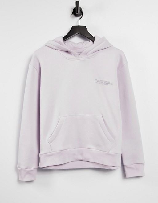 HIIT signature hoodie in lilac