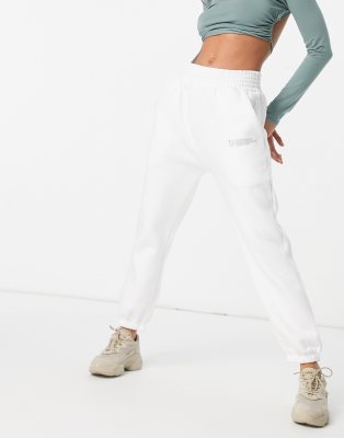 white trackies