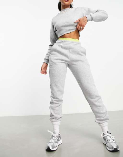 HIIT slim fit jogger in ice marl