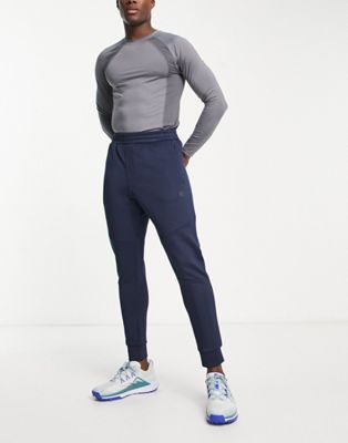 HIIT slim fit jogger in tricot in navy