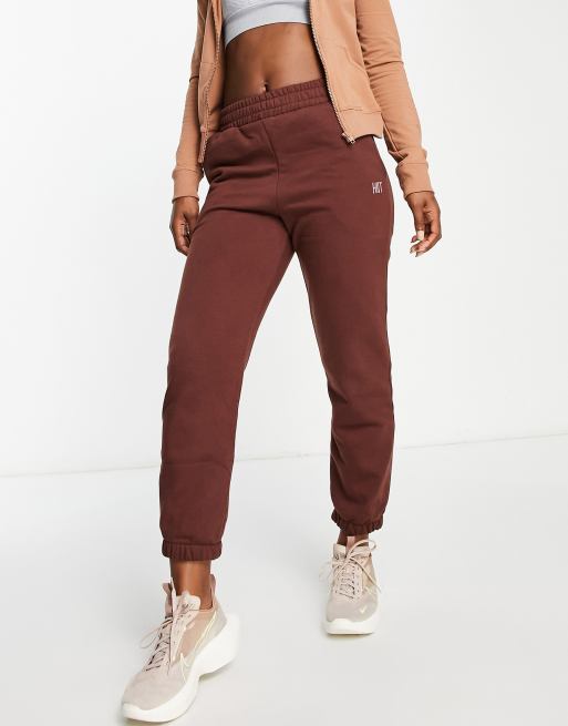 HIIT - Slim-fit joggingbroek in bruin