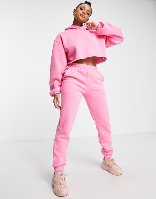 HIIT slim fit trackies in pink | ASOS