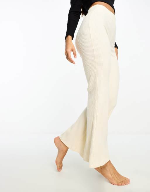 HIIT soft touch rib lounge wide leg sweatpants ASOS