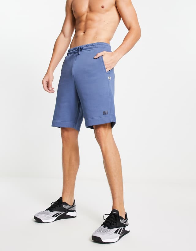 HIIT sweat short in blue