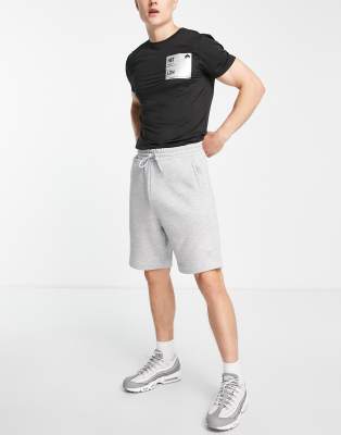 HIIT sweat short in washed charcoal-Gray