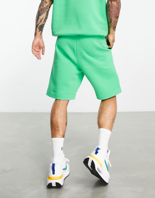 Mens green sweat shorts new arrivals