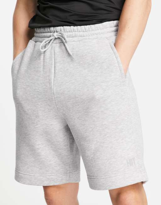 HIIT - Sweatshort in gemêleerd grijs, 3 van 4