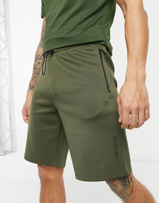 HIIT – Szorty treningowe w kolorze khaki