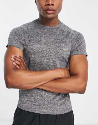 HIIT training T-shirt in gray heather