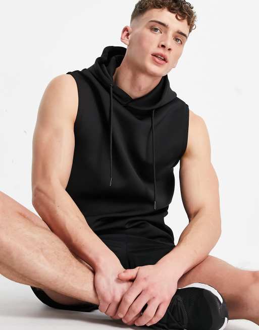 Asos hotsell sleeveless hoodie