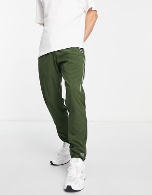 Mens - Woven Joggers in Olive Khaki