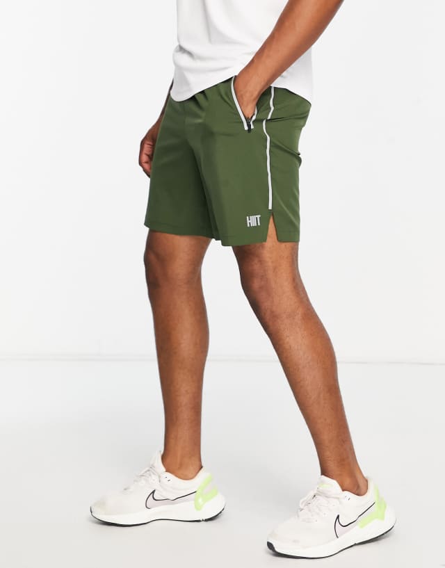 HIIT woven shorts in khaki