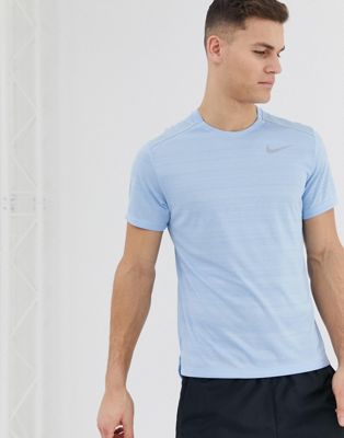 Himmelblå Miler T-shirt fra Nike Running