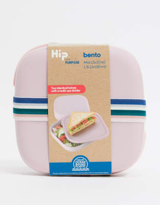 Hip Plastic Bento Box in Pink