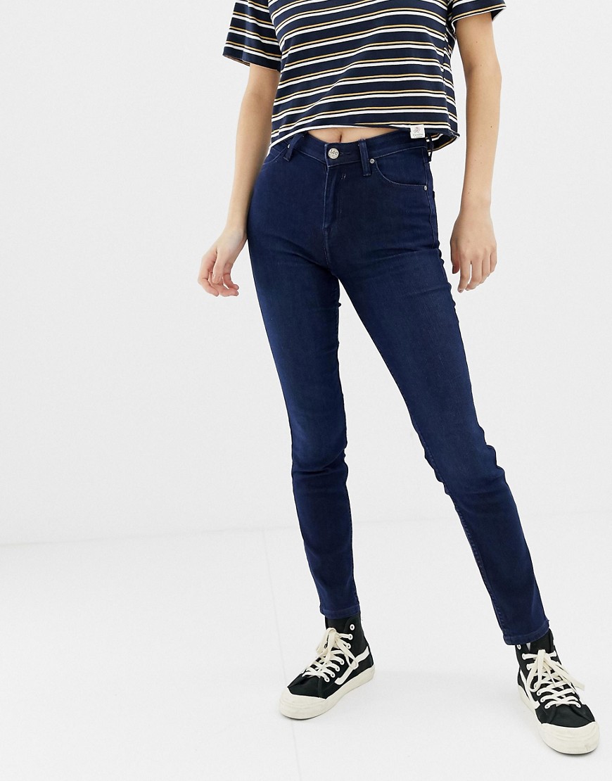 Højtaljede skinny jeans Lee - Scarlett-Blå