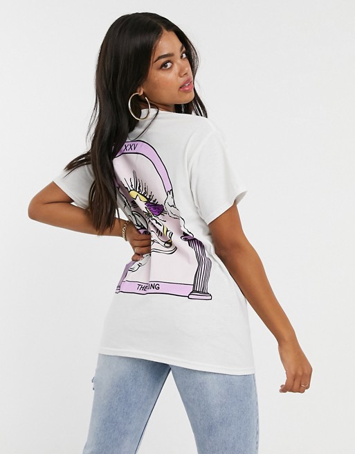 HNR LDN oversized t-shirt with ring print