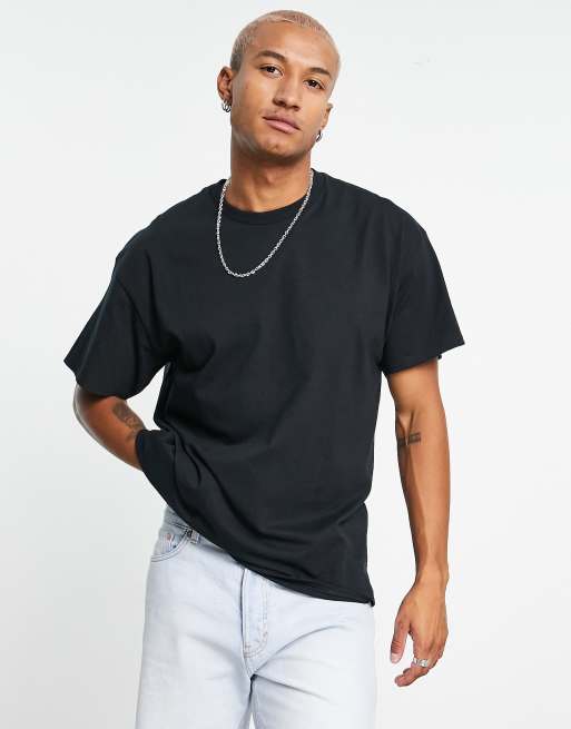 HNR LDN – Svart t-shirt i oversize med Big Futures-tryck baktill, 2 av 4