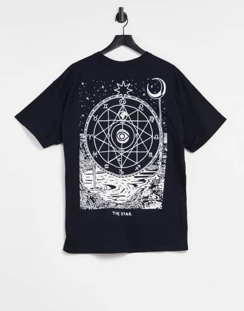 HNR LDN the star tarot backprint oversized t-shirt - view 1