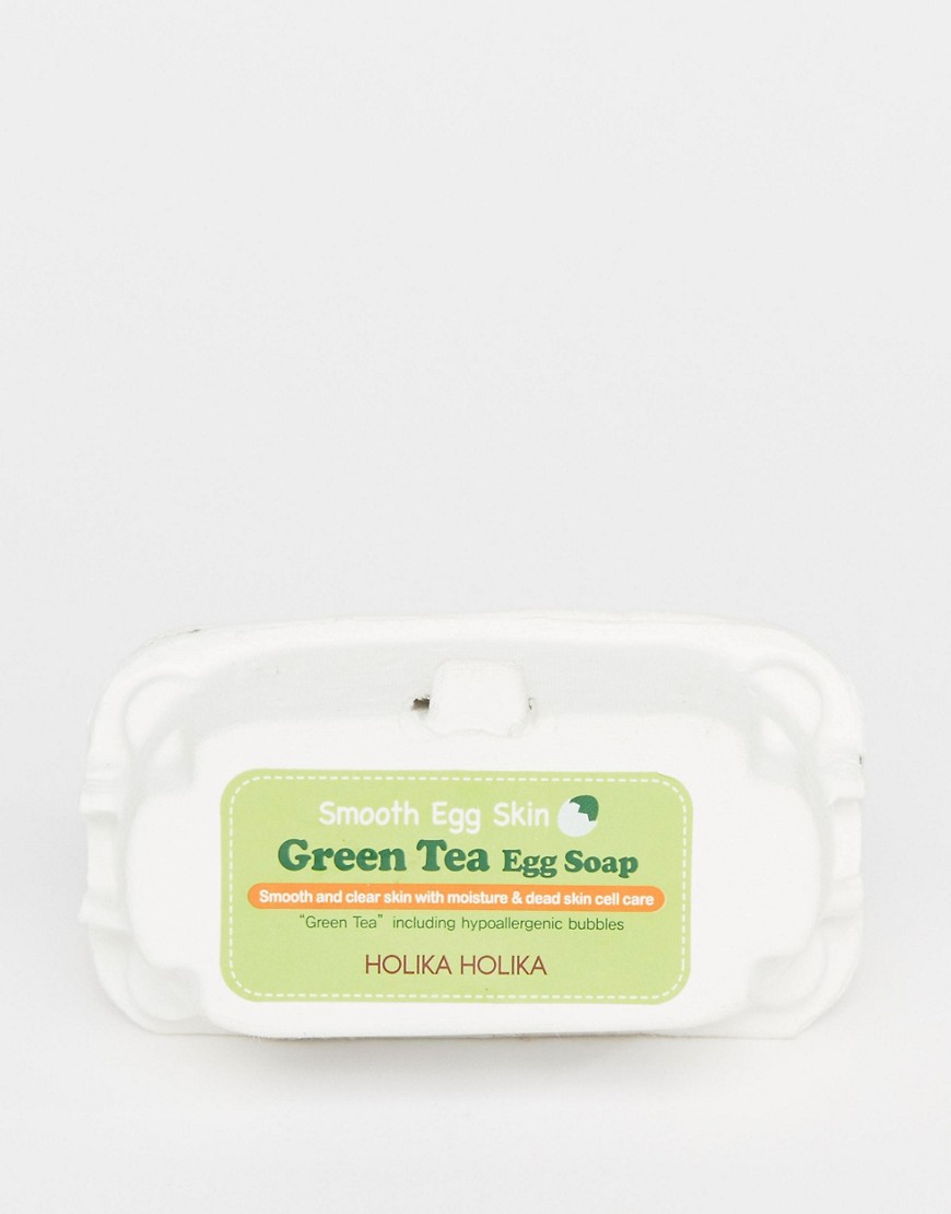 Holika Holika - Smooth Egg - Groene thee zeep-Zonder kleur