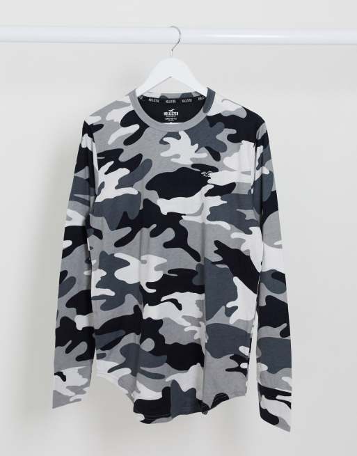 Hollister camo long sleeve on sale