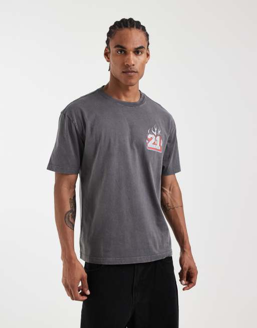 Hollister 21 Savage boxy oversized t-shirt in black, 5 of 5