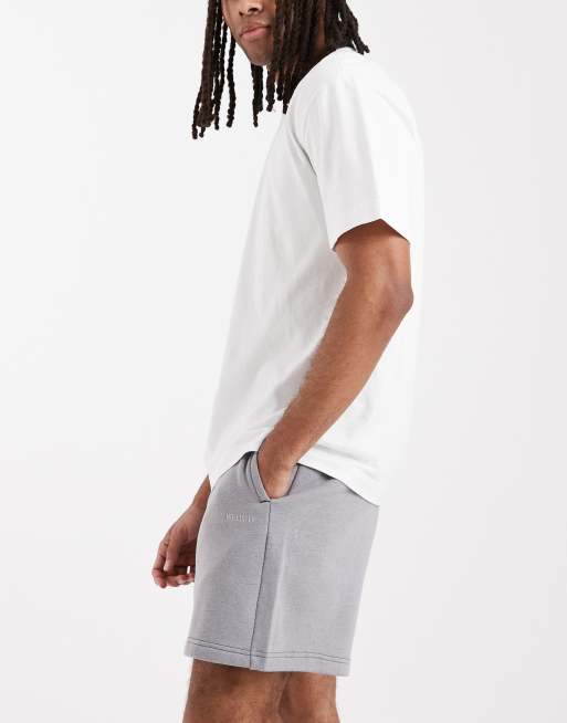 Hollister 3 pack 8" jersey shorts in grey and black, 4 of 5