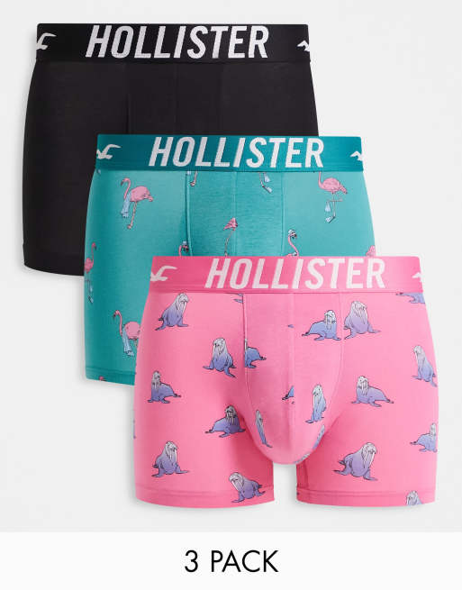 Hollister, Underwear & Socks, Boxer Briefs Pink