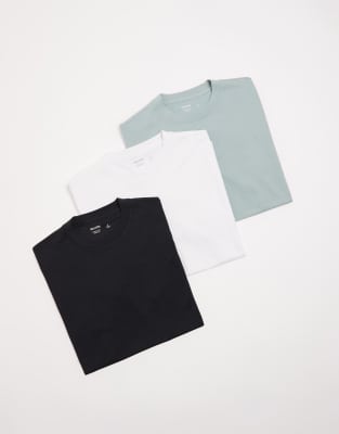 Hollister 3 Pack Cooling T-shirt In Black