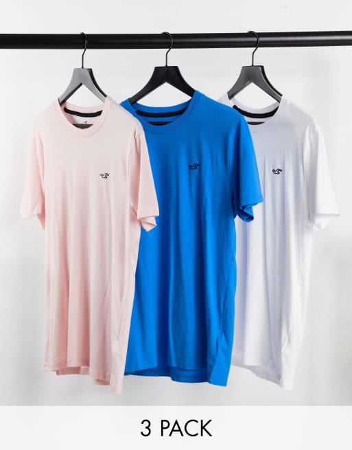 Hollister 3 pack t shirts hotsell