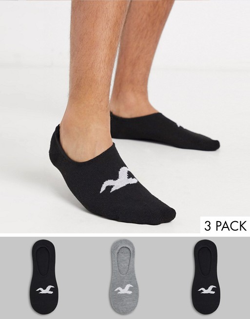 Hollister 3 pack invisible socks