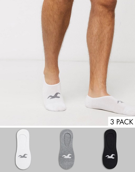 Hollister 3 pack invisible socks