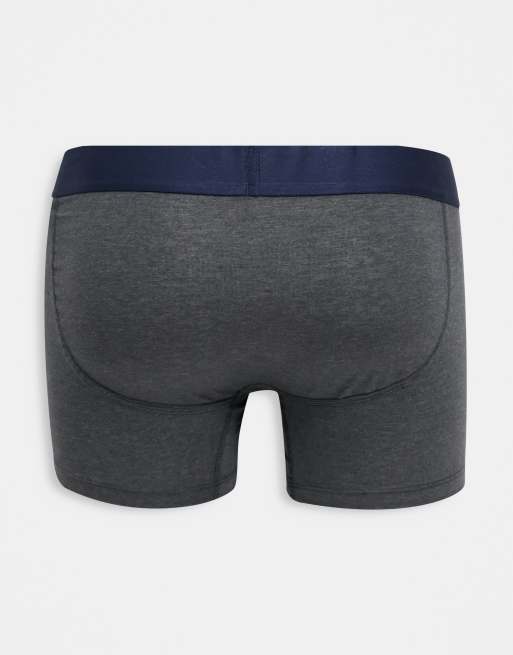 Hollister 3 pack of trunks with logo waistband, 2 of 4