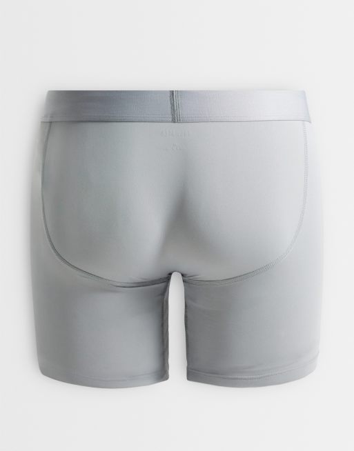 Hollister 3er-Pack Boxershorts mit Eingriff in Grau/Blau/Schwarz, 3 von 3