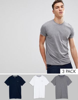 Hollister 3Pack T-Shirts With Crew Neck 