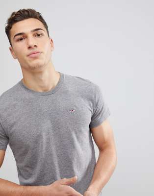 hollister grey t shirt