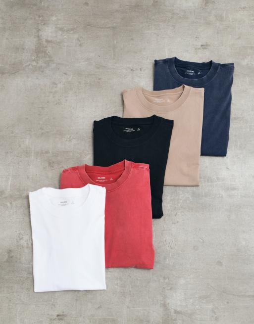 Hollister 5-pack boxiga kraftiga t-shirts, 1 av 5