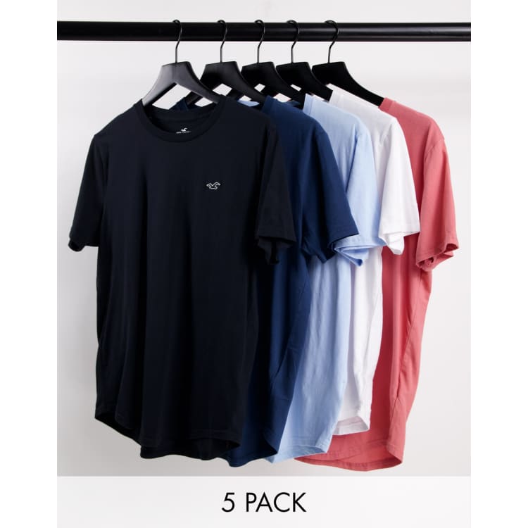 Hollister must have collection curved hem tee on sale