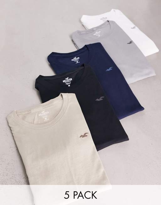 Hollister Logo Graphic Tee 5-Pack