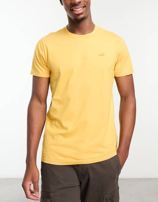 Hollister yellow store t shirt