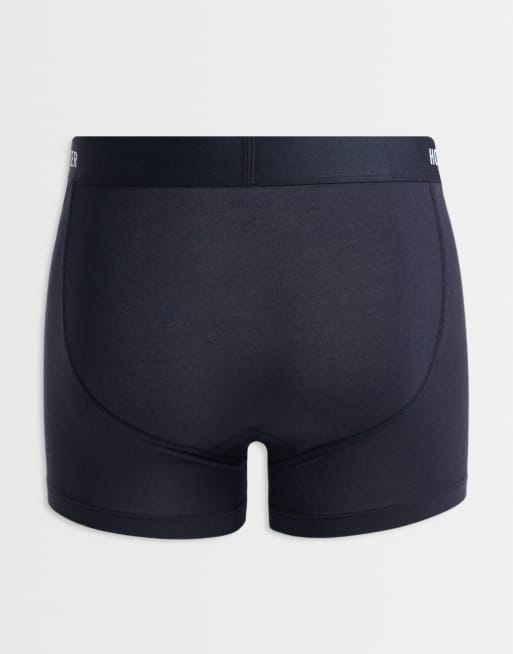 Hollister 5 pack logo band classic boxers in black, 2 of 3