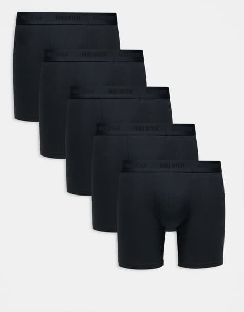 Hollister 5 pack trunks in black - view 1