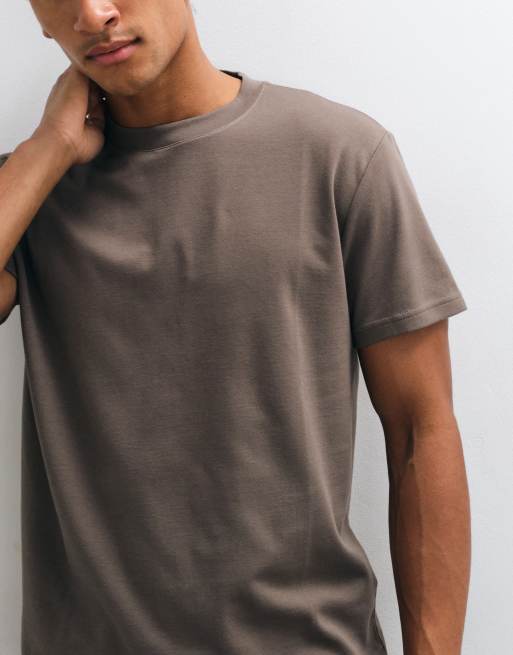 Hollister 5-pack vardagst-shirt i grått, khaki och svart, 5 av 5