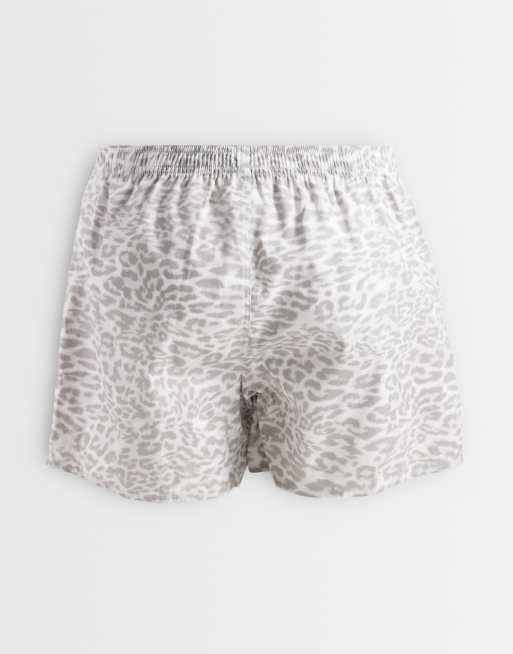 Hollister 5er-Pack gewebte Boxershorts mit Karomuster und Military-Muster, 3 von 3