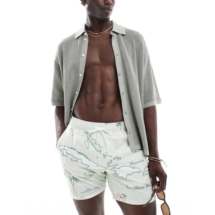 Hollister mens swim shorts online