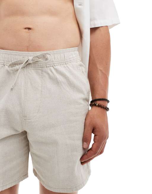 Hollister Linen Shorts Men Shorts Hollister Guy Clearance Men's