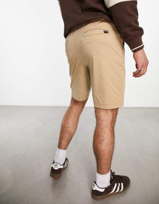 Khaki shorts hot sale hollister