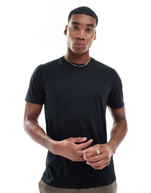 Hollister - Aansluitend T-shirt met icoonmotief in zwart 