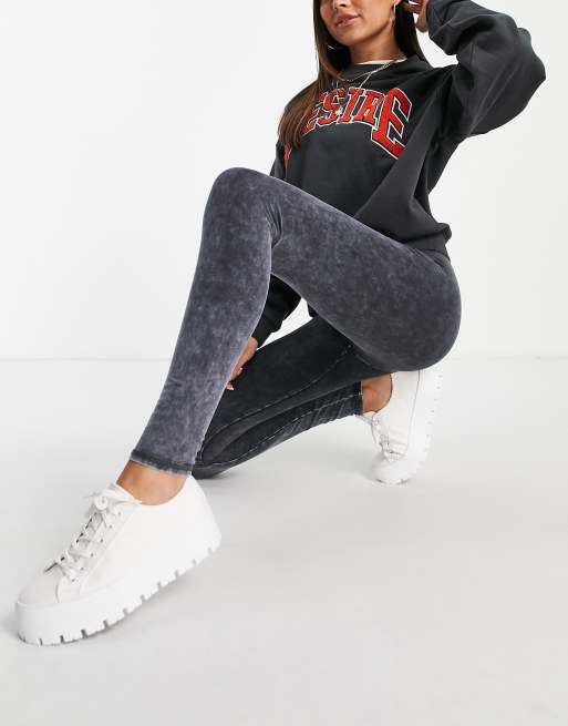 Hollister grey leggings cheap
