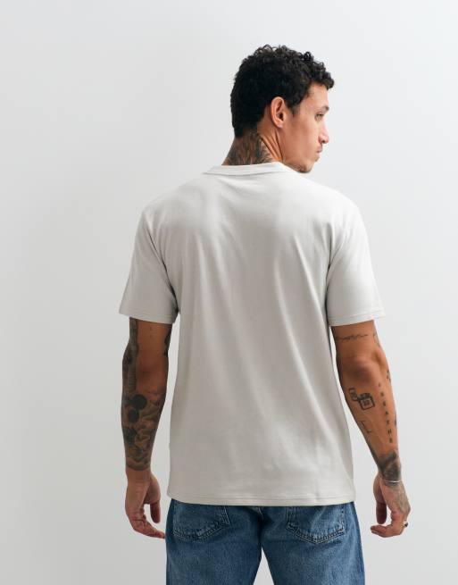 Hollister afslappet hverdags-T-shirt i lys beige, 4 af 5