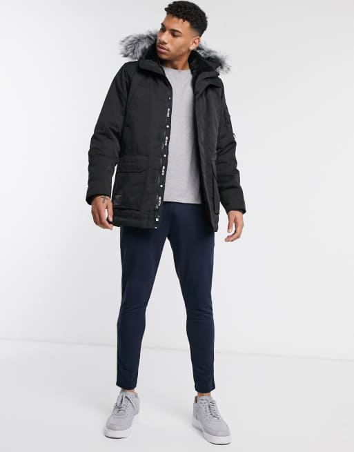 Faux Fur Lined All Weather Jacket Hollister